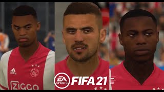 FIFA 21 Ajax Faces  In Game [upl. by Agustin]