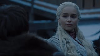 Game of Thrones 8x01  Sansa meets Daenerys  Bran told Daenerys about Viserion [upl. by Shalom]