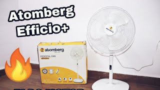 Atomberg Pedestal Fan Efficio Unboxing Review And Installation BLDC Motor [upl. by Dragon]