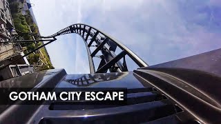 Parque Warner Madrid Batman Gotham City Escape onride POV [upl. by Brey]