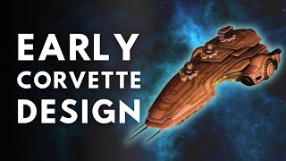 Stellaris Early Corvette Design amp PreContact Wars [upl. by Relyat659]