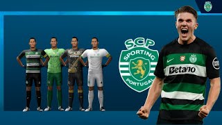 Sporting CP FC 202425 Kit Released by Dream League Soccer 2024mrgamerkl10 [upl. by Ahsitahs308]