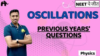 Oscillations Class 11 Physics NEET  NCERT Chapter 14  PYQs [upl. by Nosreg]