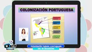 Colonización inglesa y portuguesa [upl. by Ecirtahs]