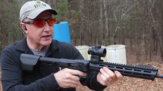 RIFLE REVIEW SmithampWesson MampP FPC 9mm Folding Carbine [upl. by Nelac893]