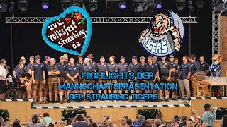 Highlights von der Mannschaftspräsentation der Straubing Tigers  volksfeststraubingde [upl. by Uriiah]