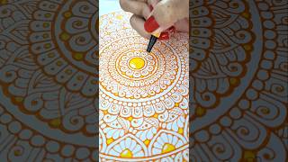 Easy Mandala Motif Design ✨️🌟 Basic Patterns Idea for beginners art mandala diy motif drawing [upl. by Chivers]