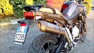 BMW F 750 GS GPR EXHAUST SYSTEMS SCARICO GPR BMW F 750 GS [upl. by Natlus]