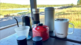 Live Demo  Orea V3 Brewer  Morning coffee by the Lake  Flagstaff Arizona [upl. by Aser687]