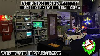 GHOSTBUSTERS FAN BOOTH  DISPLAY  RAY´S OCCULT BOOKS FIREHOUSE By WE ARE GHOSTBUSTERS GERMANY [upl. by Sammy]