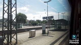 Bahnhof Bruchsal Teil34 Re17c n mühlacker MEX n Stuttgart Hbf gv in bw am 210724 [upl. by Yelahc]