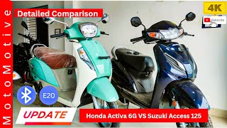 Activa 6G H Smart VS Suzuki Access 125 OBD 2  Which Scooter Is Better For You [upl. by Martreb]