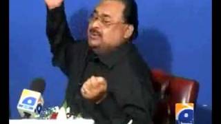 Altaf Hussain Singing song burkhay mein rehnay do burkha na uthooo [upl. by Ravel]