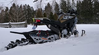 BMW F850 GSA ARCTIC EXPEDITION SNOWBIKE First Test [upl. by Anaiq]