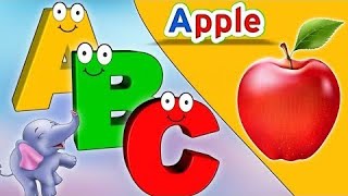 ABC Song  Kiddos Study Zone  Phonics Song  Tiny Tots  ABC lyrics song  A for Apple phonicsong [upl. by Anikehs127]