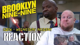 Brooklyn 99 2x16 The Wednesday Incident REACTION  Its official Holt is machine Like for real [upl. by Sum]