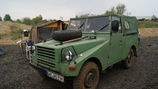 DDR IFA P3 NVA GELÄNDEWAGEN JEEP Kübelwagen Kübel Oldtimer classic car IWL SACHSENRING [upl. by Gaut]