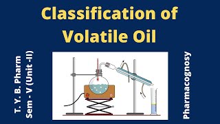 Classification of volatile oil HINDI [upl. by Kemeny]