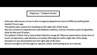 Anatomy 11 Thalamic Stroke [upl. by Timofei692]