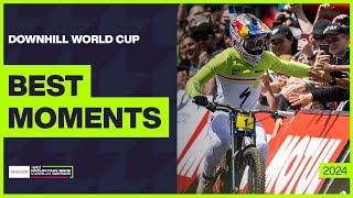 Best DHI moments  2024 WHOOP UCI Mountain Bike World Cup [upl. by Yasu909]