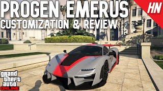 GTA Online  Progen Emerus Customization amp Review [upl. by Eiliah]