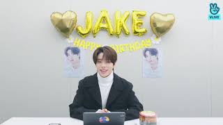 EngIndo Sub ENHYPEN Jake Birthday VLive  211115  JAKEs BIRTHDAY🎉 [upl. by Anahcra47]