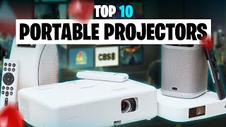 The 10 Best Portable Projectors  Fall 2024  Best Portable Projectors  techtrendscentral [upl. by Alyson]