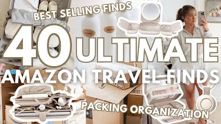 40 ULTIMATE AMAZON TRAVEL FINDS packing organization  amazon travel must haves  pack with me [upl. by Elohc]