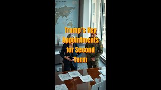 Trumps Key Appointments for Second Term [upl. by Yelkcub645]