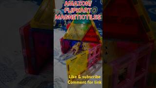 Unboxing amp review of Magnetic tiles l child toys l baby Activity toys l [upl. by Assirrem]