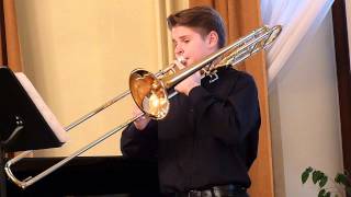 J Nowakowski  Concertino for Trombone and Piano [upl. by Zaslow894]