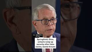 Ohio governor sends state troopers to Springfield schools after false claims bomb threats shorts [upl. by Brosy]