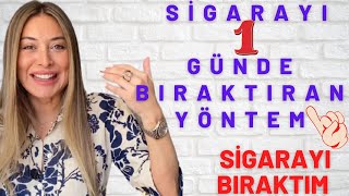 SİGARAYI 1 GÜNDE BIRAKTIRAN YÖNTEM [upl. by Saks656]