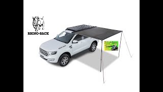 4x4accessoirescom vous présente le auvent RhinoRack Sunseeker 2 5m Awning [upl. by Hacceber]