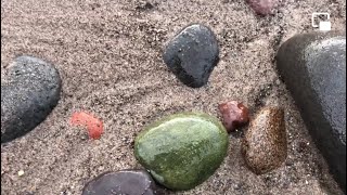 Great Rock Finds at McClain State Park  Calumet Michigan [upl. by Inram]