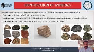 MINERAL BENEFICIATION LECTURE 2 [upl. by Wolfie]