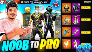 Free Fire Noob To Pro Level 1 Id Got All Evo Guns Max😍 In 99 Diamonds Garena Free Fire [upl. by Leahcym]