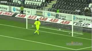 Worlds Longest Headed Goal 57 metre 2011 good quality Jone Samuelsen [upl. by Kulda]