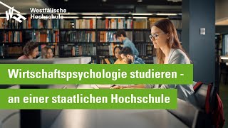 Wirtschaftspsychologie studieren  an einer staatlichen Hochschule [upl. by Amaryllis]