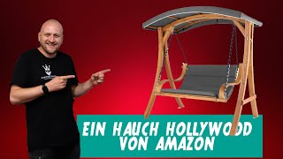 Unboxing und Aufbau meiner neuen Hollywoodschaukel [upl. by Golanka]