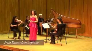 Nola Richardson soprano singing from Semele in the Handel Aria Competition 2016 [upl. by Neirod233]