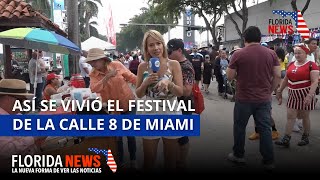 CARNAVALES DE LA CALLE 8 MIAMI 2024 Walking Tour 4K [upl. by Vanna]