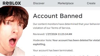 Roblox Banned Him [upl. by Laaspere]