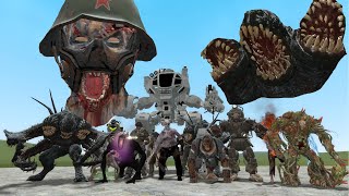 EPIC NEW ZOMBIEMONSTER NPCS GMODFIGHTS [upl. by Gnehs]