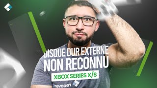 Xbox Series XS  Résoudre le problème du disque dur externe non reconnu Tuto [upl. by Raseda780]