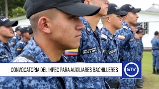 CONVOCATORIA DEL INPEC PARA AUXILIARES BACHILLERES [upl. by Bobina]