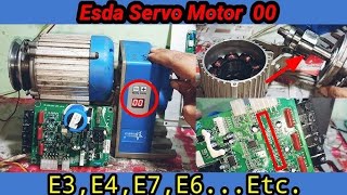 ESDA Servo Motor Error 3 E4 E7 E6 Problem Solution Light Problem viral repair jack chain [upl. by Lexine]