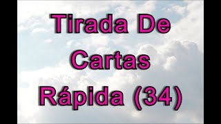 Tirada De Cartas Gratis  Tirada De Cartas Rápida 34 [upl. by Kannry]