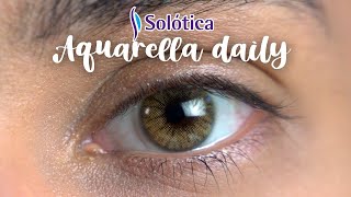 Best Daily Colored Contact Lenses  Solotica Aquarella [upl. by Seidler]