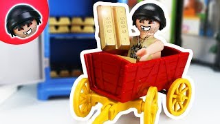 KARLCHEN KNACK  Der Bankraub im Bollerwagen  Playmobil Polizei Film 7 [upl. by Burnard439]